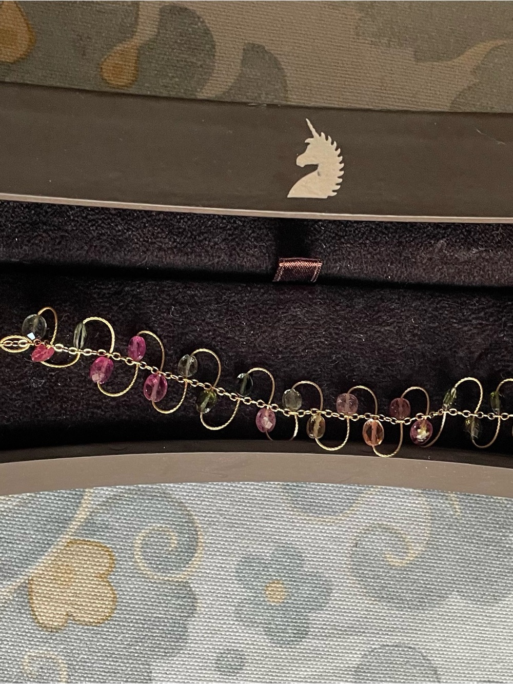 Bailey Biddle & Banks Gold Multicolor Beaded Hoop Bracelet - Women Jewelry